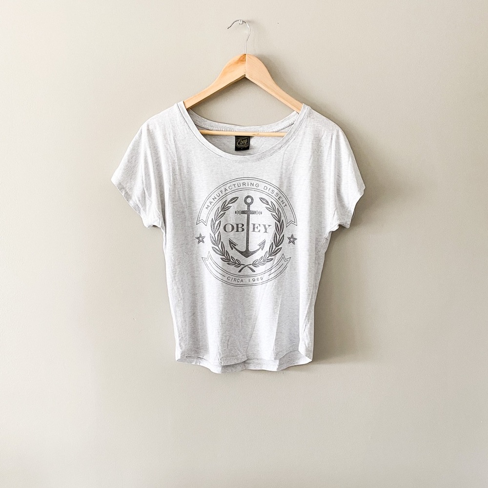Grey Obey T-Shirt
